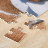 Basset Houndgeluk is een teken Legpuzzel (Zijkant)