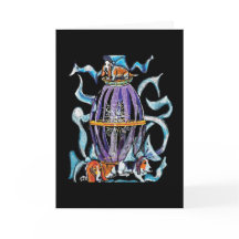 Basset Hounds & Bows - Plain Kaart