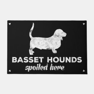Basset Hounds hier gesproken Deurmat