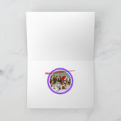 Basset Hounds Ho Ho Vrolijke Kerst Kaarten (Binnen)