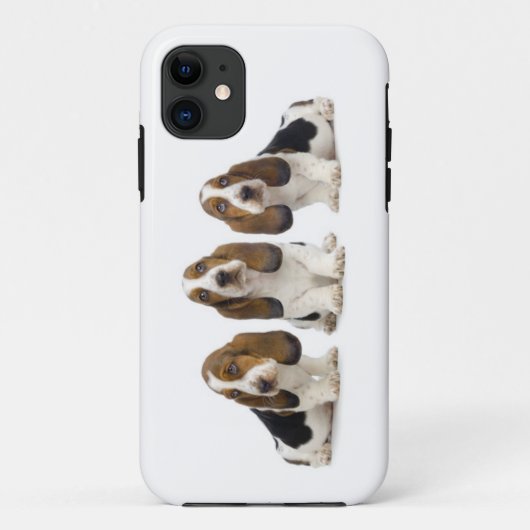 Basset Hounds I-Phone Case (Achterkant)