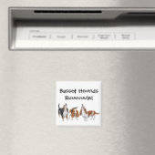 Basset Hounds-regelmagneet Magneet (Insitu (Vaatwasser))