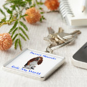 Basset Hounds Rule Mijn Sleutelhanger van de Premi (Zijkant)