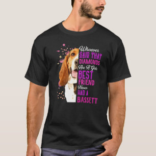 Basset Hounds zijn een meisje haar beste vriend Ho T-shirt