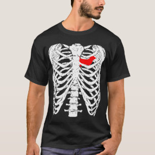 Basset in mijn röntgenfoto t-shirt