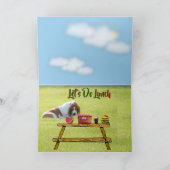 Basset & Lunch op een leuke Kaart (Binnen)