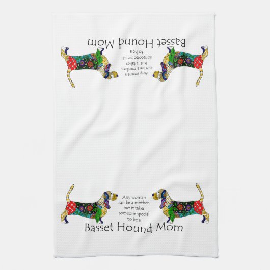 Basset Ma Kitchen Towel Theedoek (Verticaal)