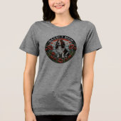 Basset mama Tri-Blend shirt (Voorkant)