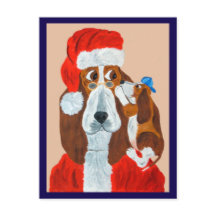 Basset Puppy vertelt Sinterklaas zijn kerstwensen