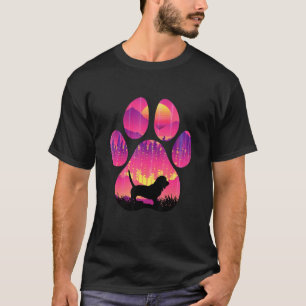 Basset Retriever Poot Moeder Vader Hond Vrouwen Ma T-shirt