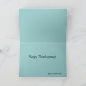 Basset Thanksgving Feestdagen Kaart (Binnen)