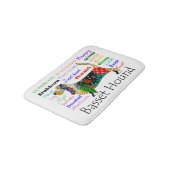 Basset Traits Bath Mat (Gekanteld)