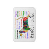 Basset Traits Bath Mat (Voorkant Verticaal)