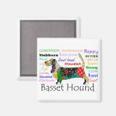 Basset Traits Magnet (Voorkant / Achterkant)