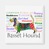 Basset Traits Magnet (Voorkant)