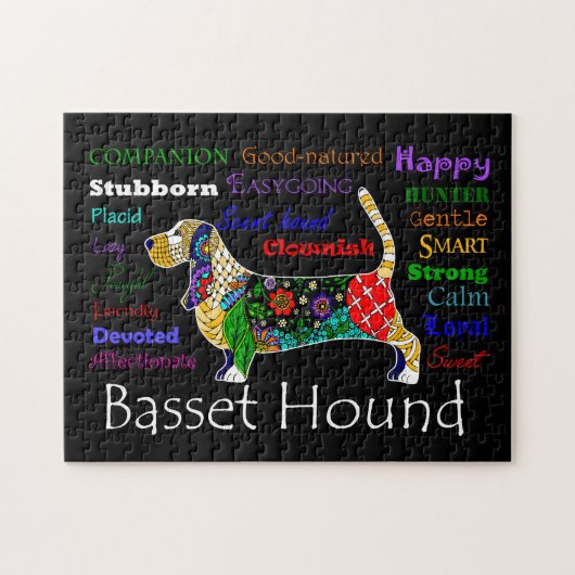 Basset Traits Puzzle Legpuzzel (Horizontaal)