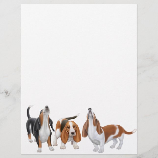 Basset Trio Letterhead (Voorkant)