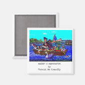 BASSET & WASHINGTON magneet (Voorkant / Achterkant)