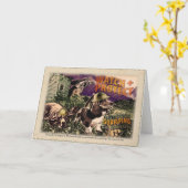 Basset watch dogs kaart (Gele Bloem)