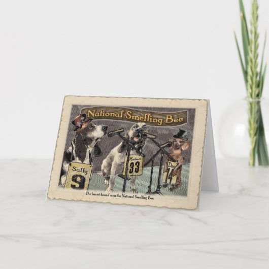 Basset wint het Ruiken Bij Kaart (Voorkant)