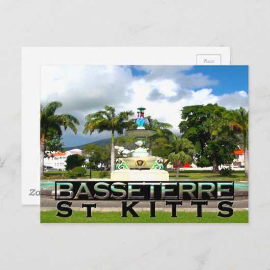 Basseterre Briefkaart (Voorkant / Achterkant)