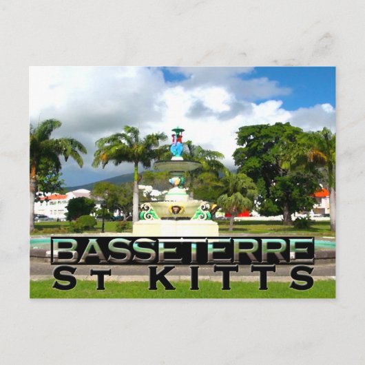 Basseterre Briefkaart (Voorkant)