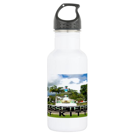 Basseterre Waterfles (Voorkant)