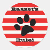 Basset's Rule Sticker (Voorkant)