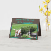Bassets spelen "Hide & Seek" op de Kaart van de ve (Gele Bloem)