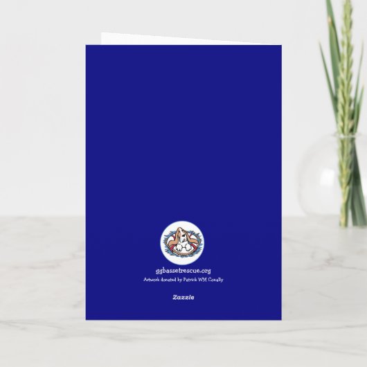 BassetStein - Groeten Kaart (Achterkant)