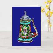 BassetStein - Groeten Kaart (Gele Bloem)