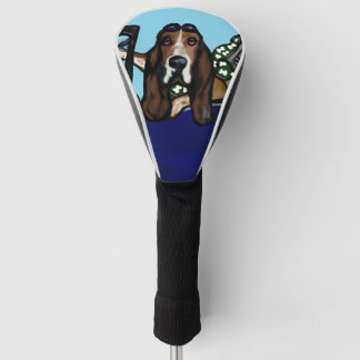Bassett Hound Golfer Golfheadcover