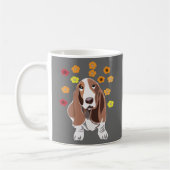 Bassett Hound Koffiemok (Links)