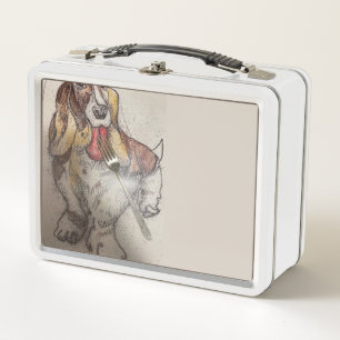 Bassett Hound Lunch Box