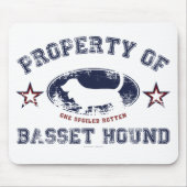 Bassett Hound Muismat (Voorkant)