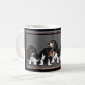 Bassett-Puppies Koffiemok (Voorkant links)