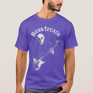 Bassferatu gotische horror basgitaarspeler Hallow T-shirt