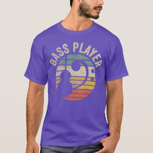 Bassgitaarspeler Vintage Bass Clef Bassist Cadeau T-shirt