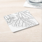 Basshoutwaren Kartonnen Onderzetters (Schuin)