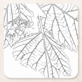 Basshoutwaren Kartonnen Onderzetters