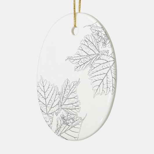 Basshoutwaren Keramisch Ornament (Links)