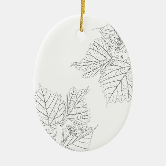 Basshoutwaren Keramisch Ornament (Voorkant)