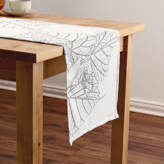 Basshoutwaren Korte Tafelloper (Voorbeeld)