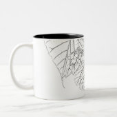 Basshoutwaren Tweekleurige Koffiemok (Links)