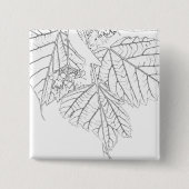 Basshoutwaren Vierkante Button 5,1 Cm (Voorkant)