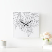 Basshoutwaren Vierkante Klok (Huis)