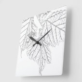 Basshoutwaren Vierkante Klok (Hoek)