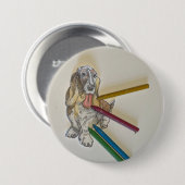 Bassie Pennen Ronde Button 7,6 Cm (Voorkant /achterkant)