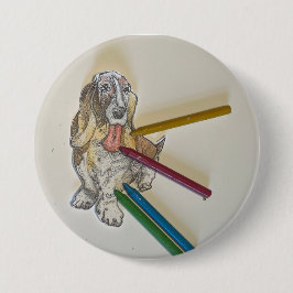 Bassie Pennen Ronde Button 7,6 Cm