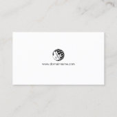 Bassies Bass Guitarist Musicus Visitekaartje (Achterkant)